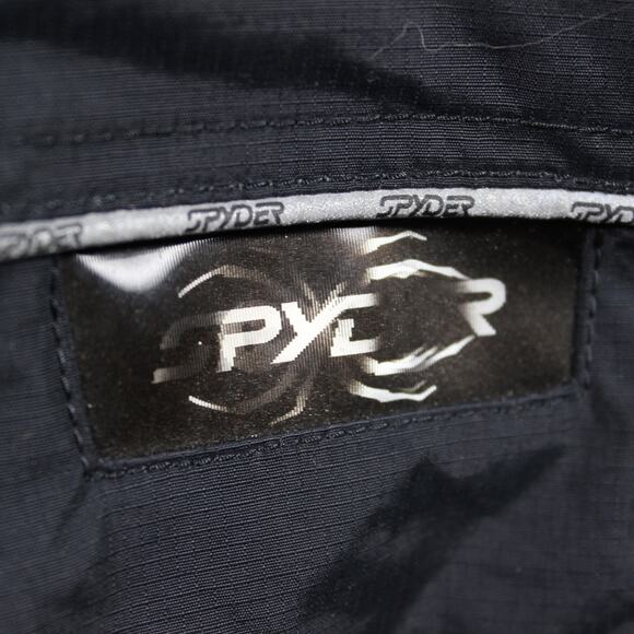 Spyder Ski Jacket Mens M Black Entrant GII Insulated Hooded Reflective Vintage - Picture 11 of 15